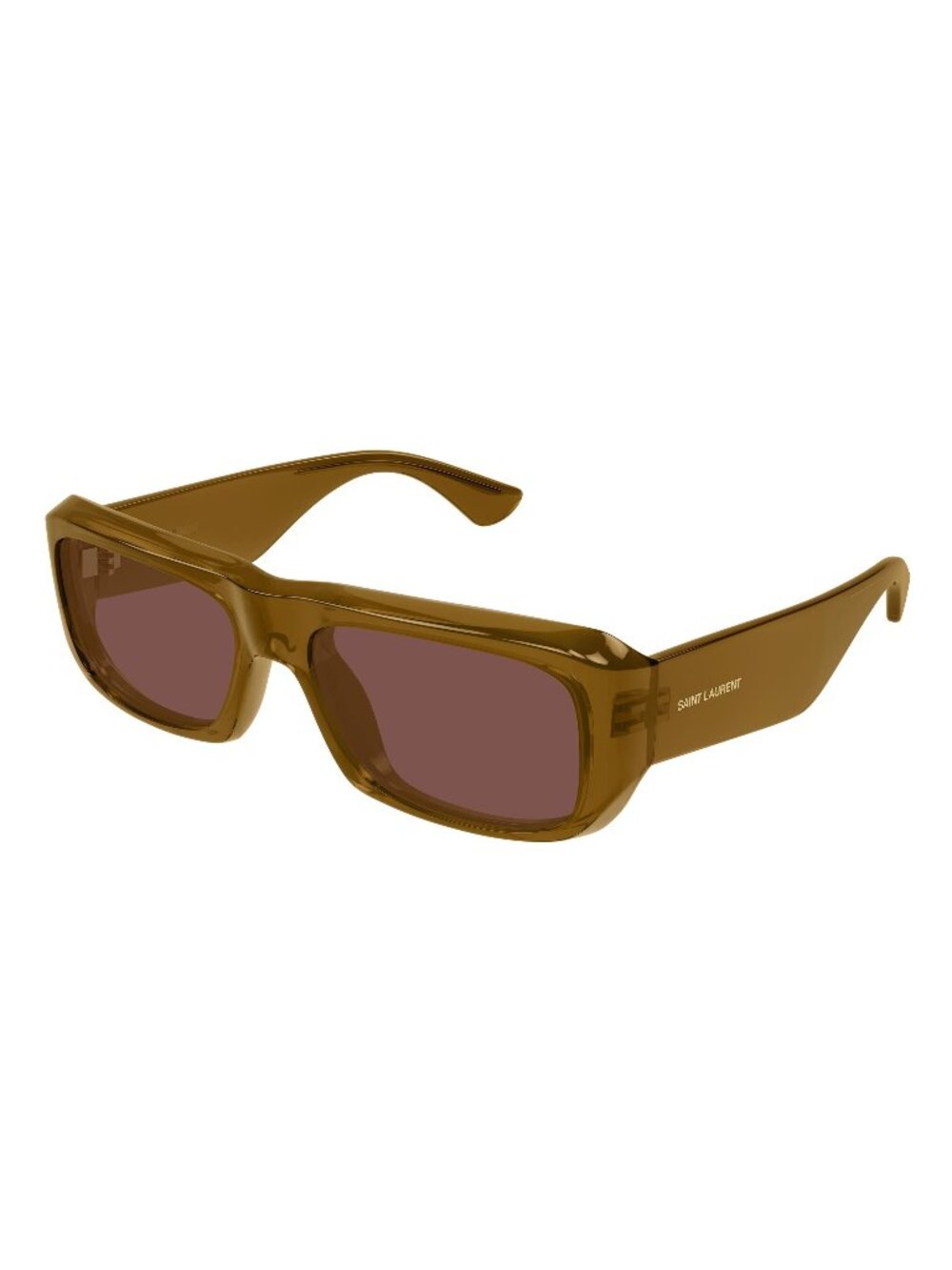 New Saint Laurent Men's Sunglasses Brown Lens Injected Frame SL 869 004 57